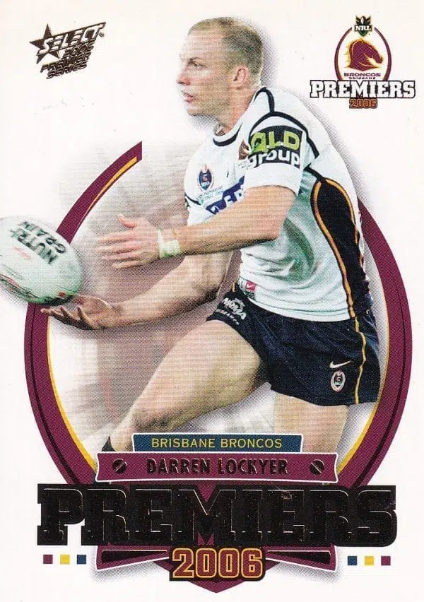 NRL Brisbane Broncos Premiers Limited Edition Card Set (2006) - Image 5