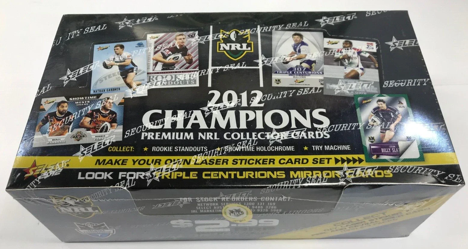 2012 NRL Champions Collector Cards Sealed Box (36 Packs) - Image 3