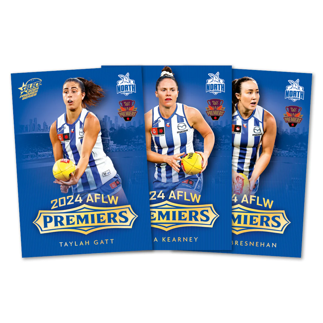 2024 AFLW North Melbourne Premiers Limited Edition Card Set - Image 4