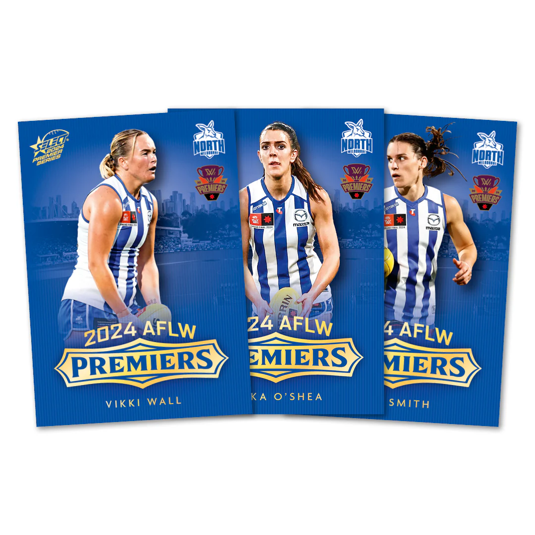 2024 AFLW North Melbourne Premiers Limited Edition Card Set - Image 5