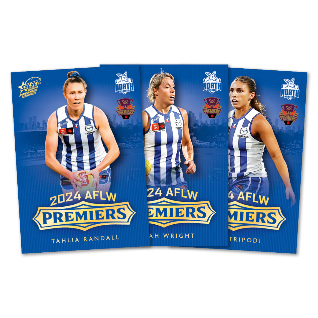 2024 AFLW North Melbourne Premiers Limited Edition Card Set - Image 6