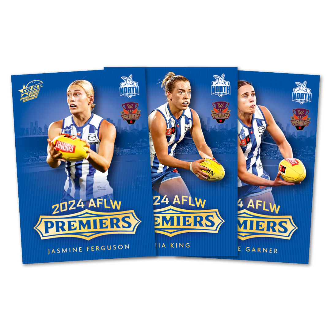 2024 AFLW North Melbourne Premiers Limited Edition Card Set - Image 7