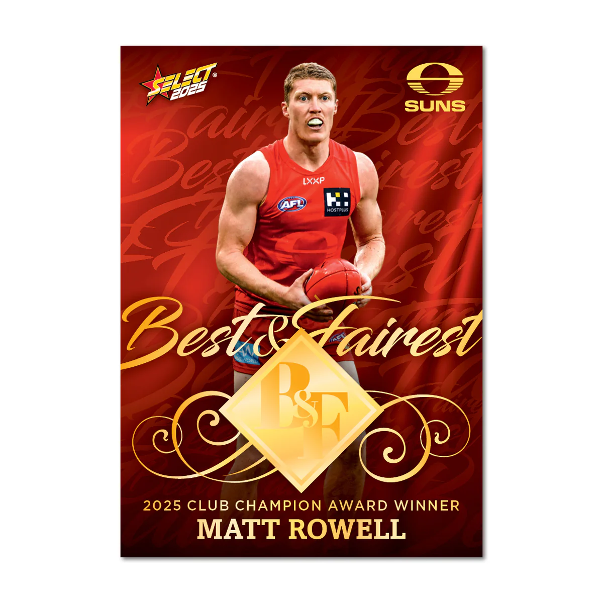 2025 AFL Club Best & Fairest Limited Edition Cards - Image 10