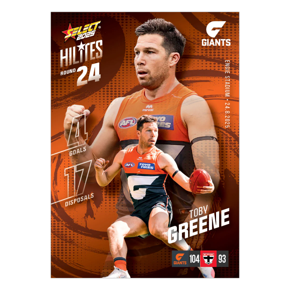 2025 AFL Hilites & Rising Star Cards - Image 14