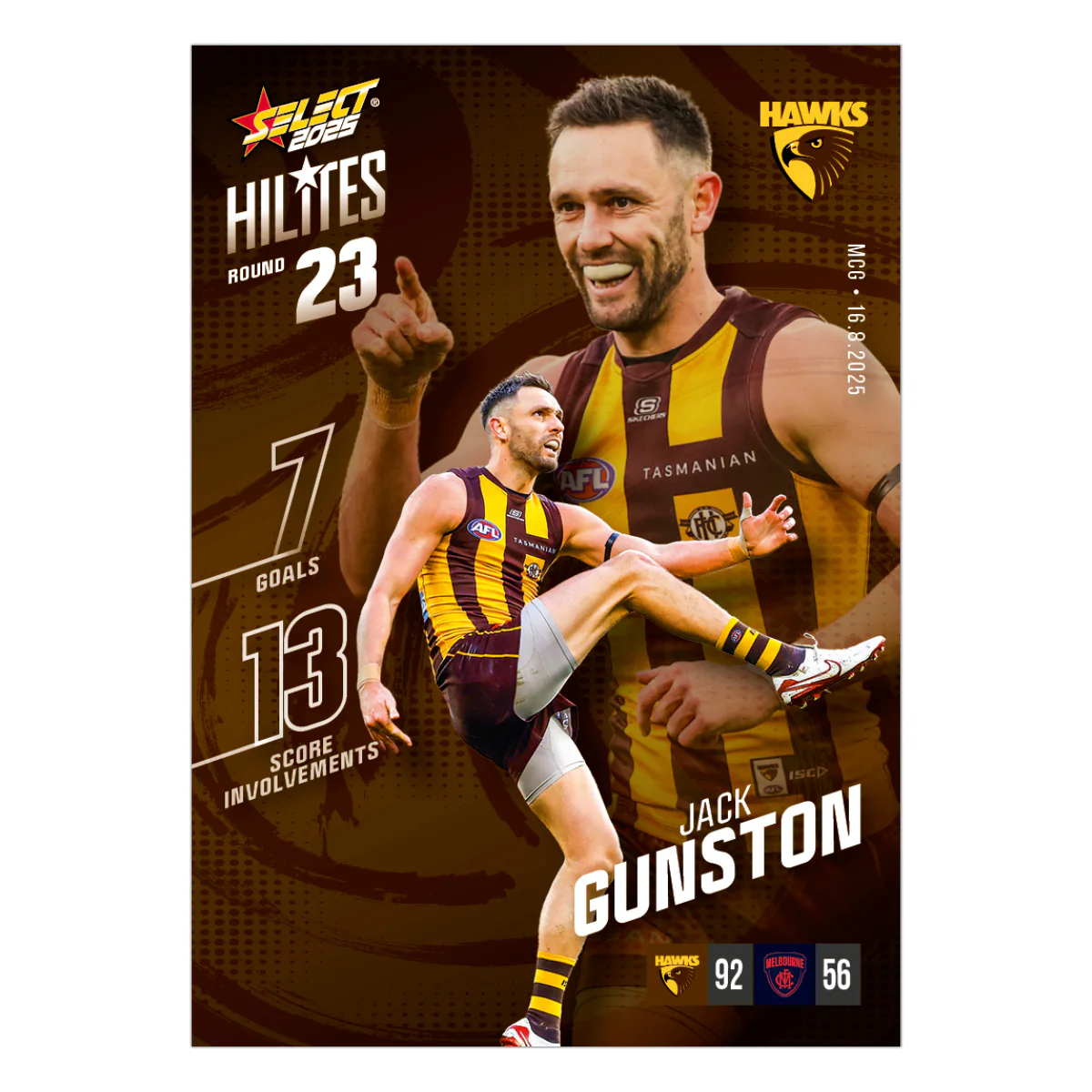 2025 AFL Hilites & Rising Star Cards - Image 16