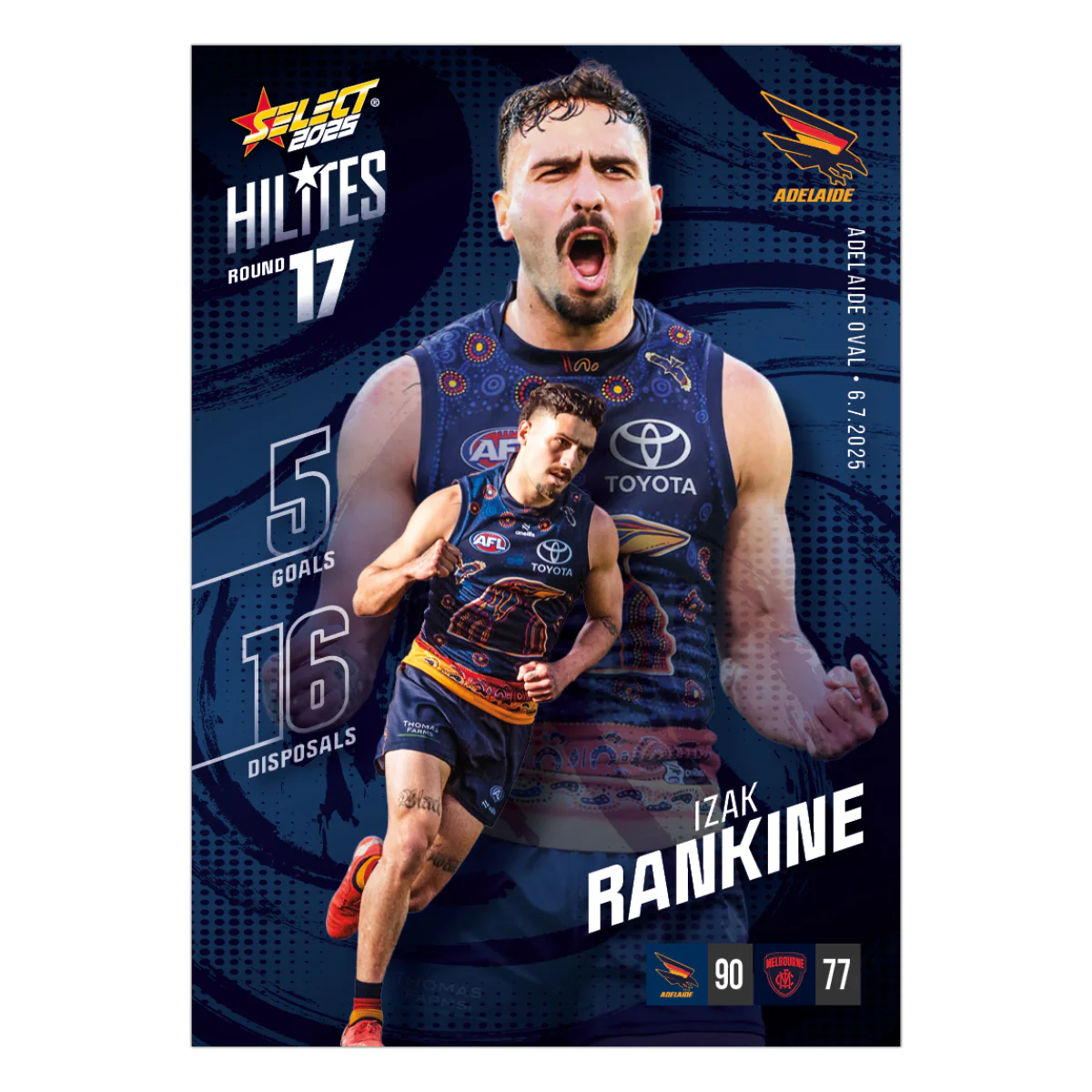 2025 AFL Hilites & Rising Star Cards - Image 31