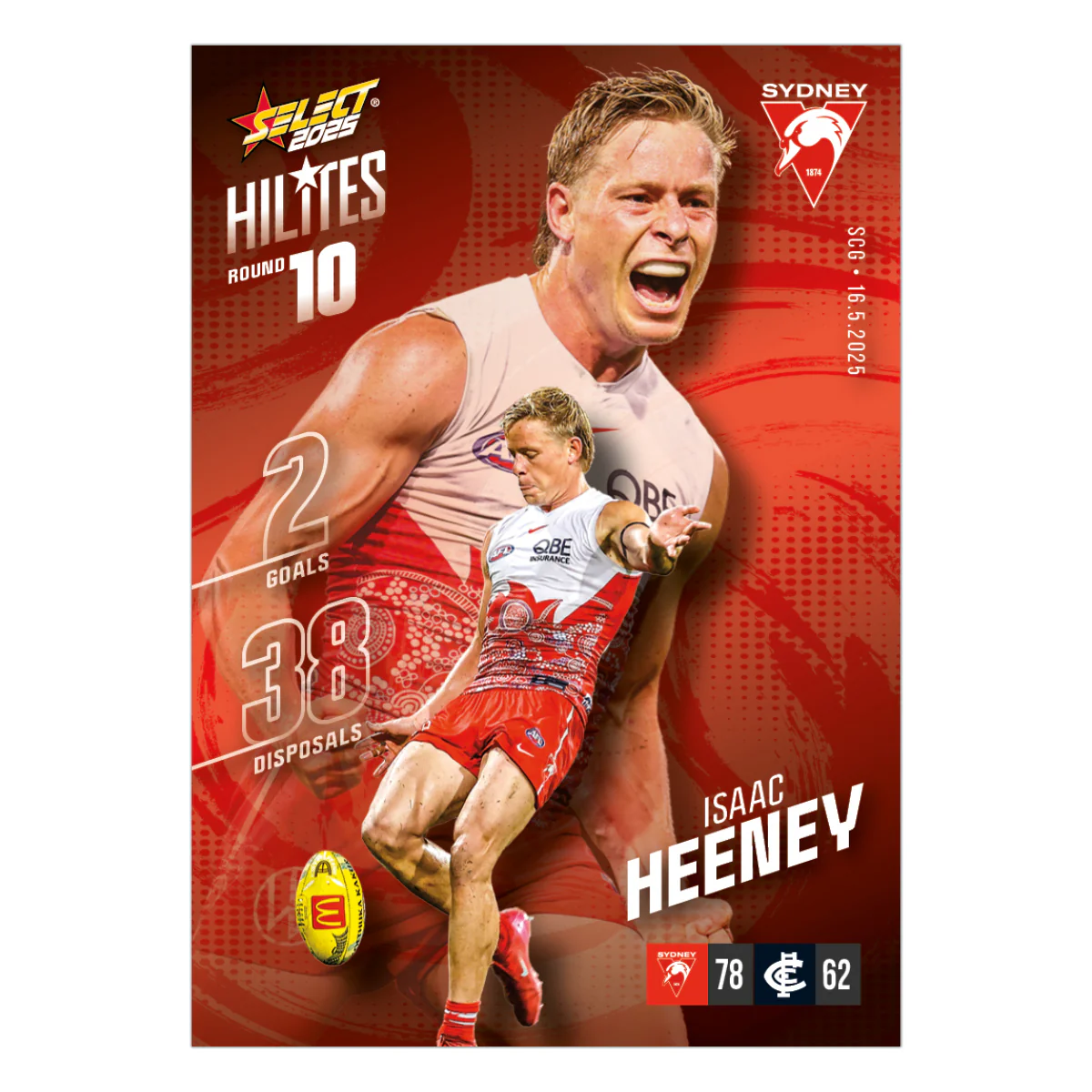 2025 AFL Hilites & Rising Star Cards - Image 47