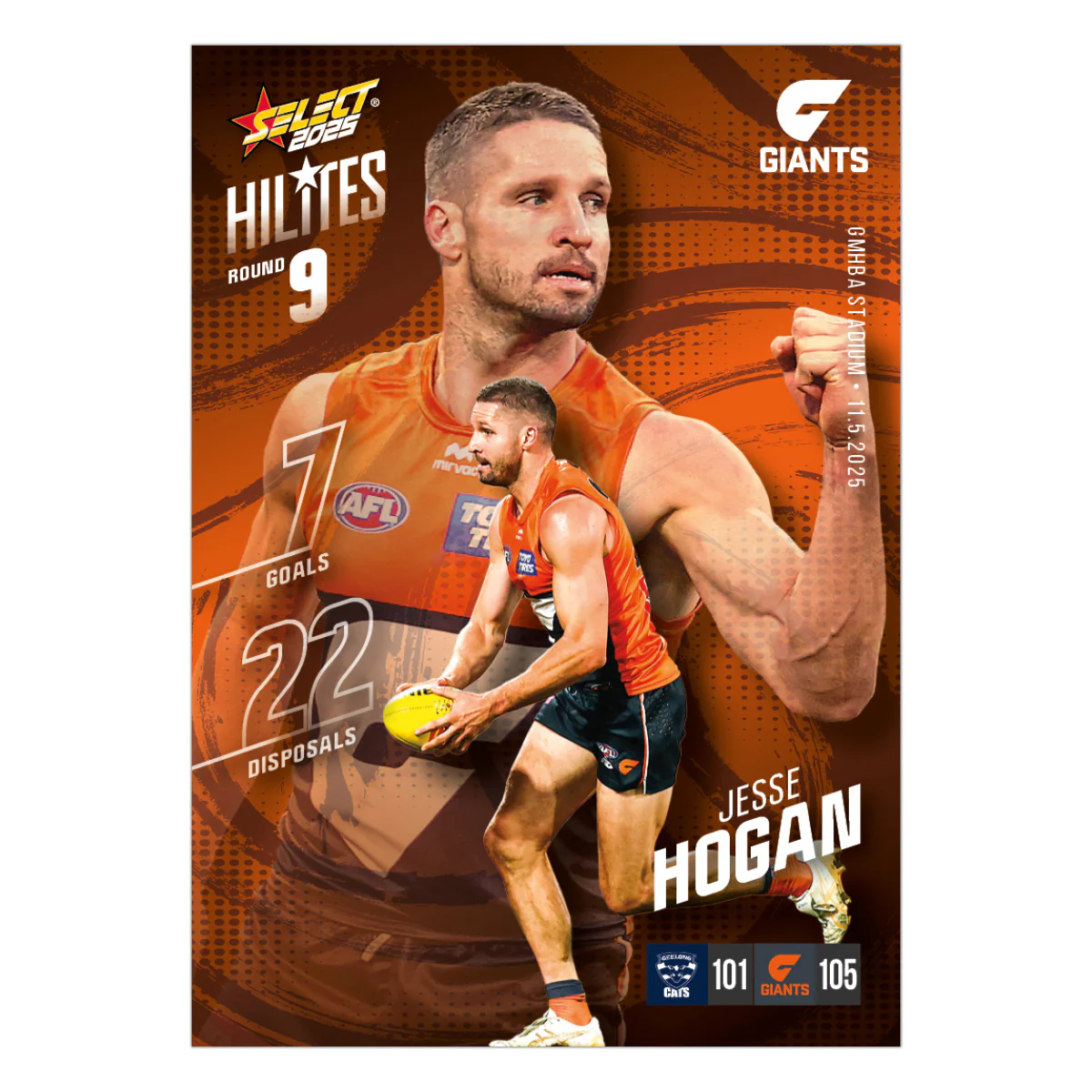 2025 AFL Hilites & Rising Star Cards - Image 49