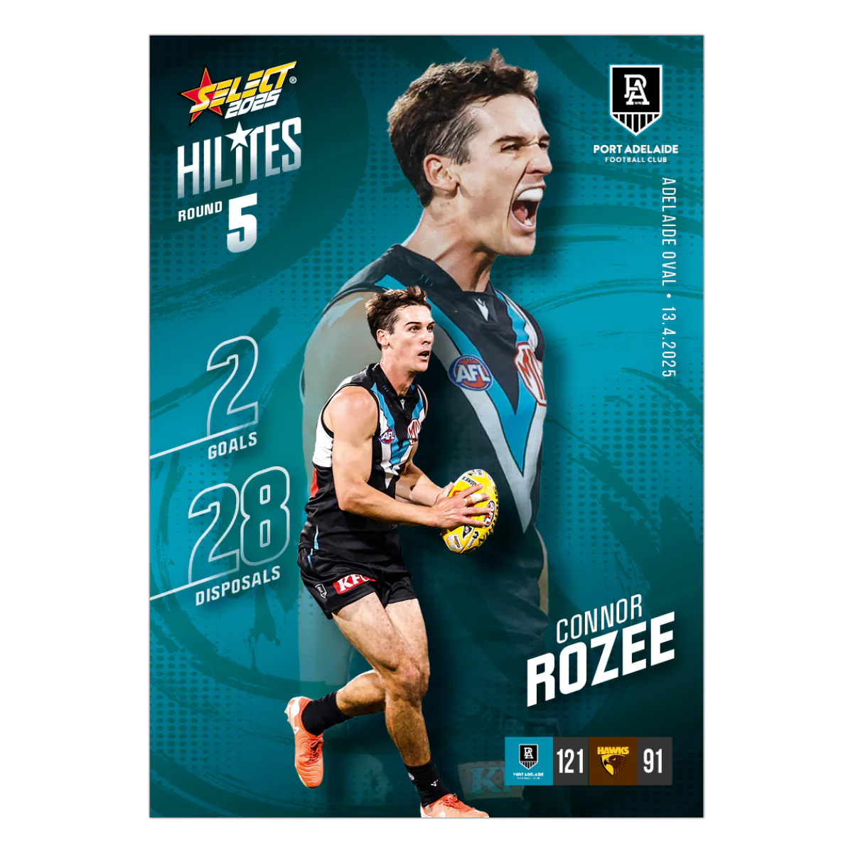 2025 AFL Hilites & Rising Star Cards - Image 57