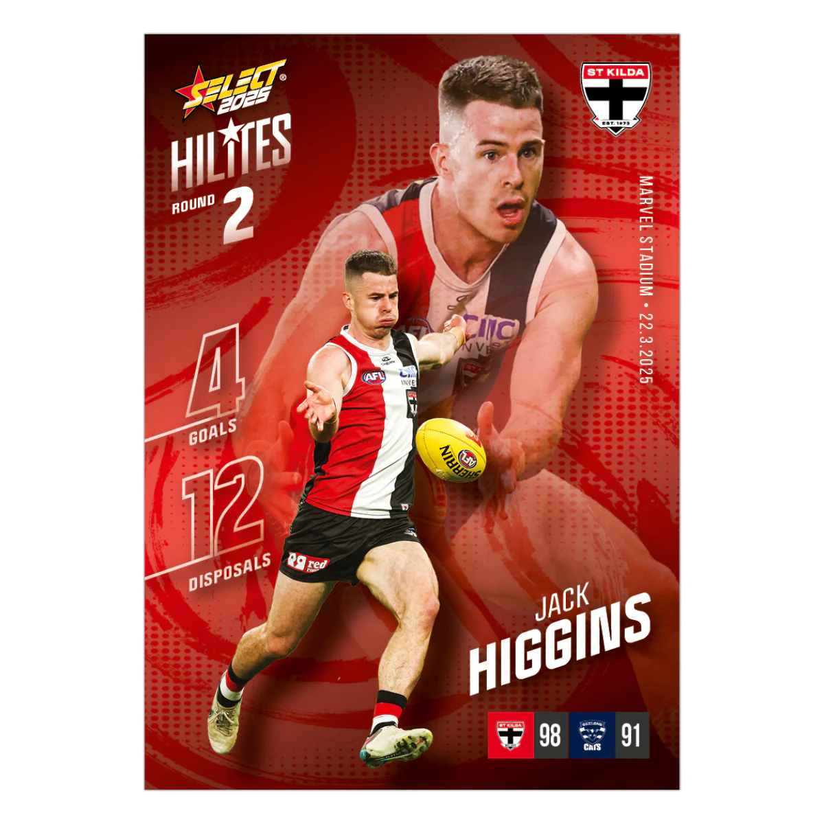 2025 AFL Hilites & Rising Star Cards - Image 63