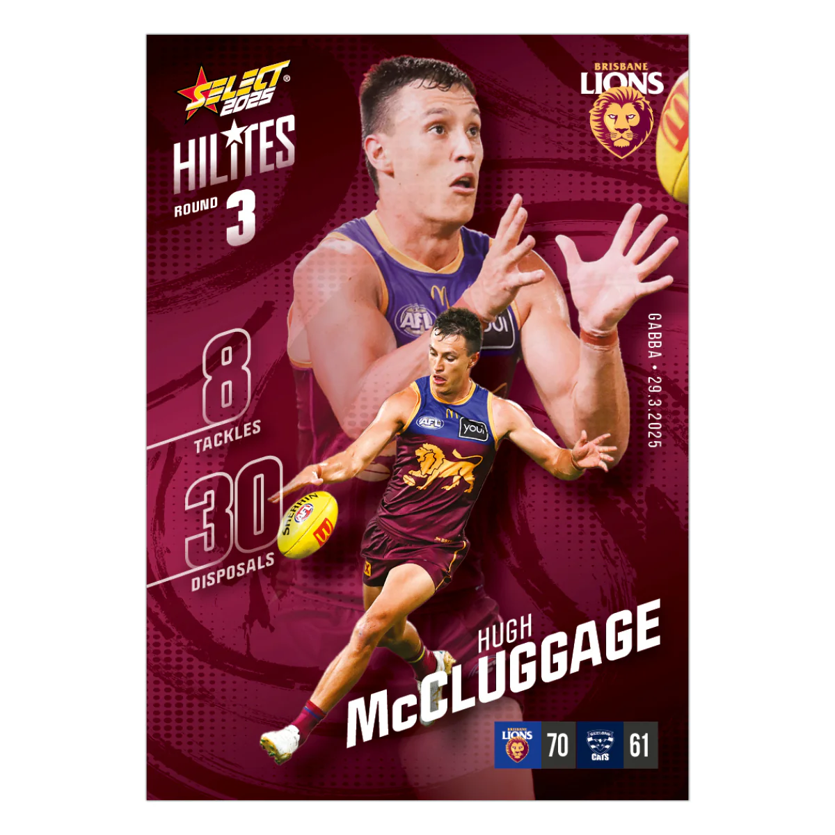 2025 AFL Hilites & Rising Star Cards - Image 65