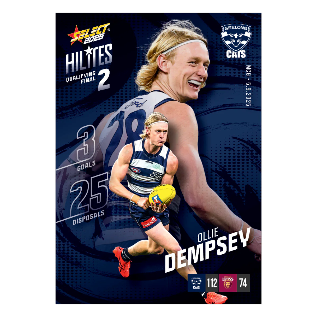 2025 AFL Hilites & Rising Star Cards - Image 69