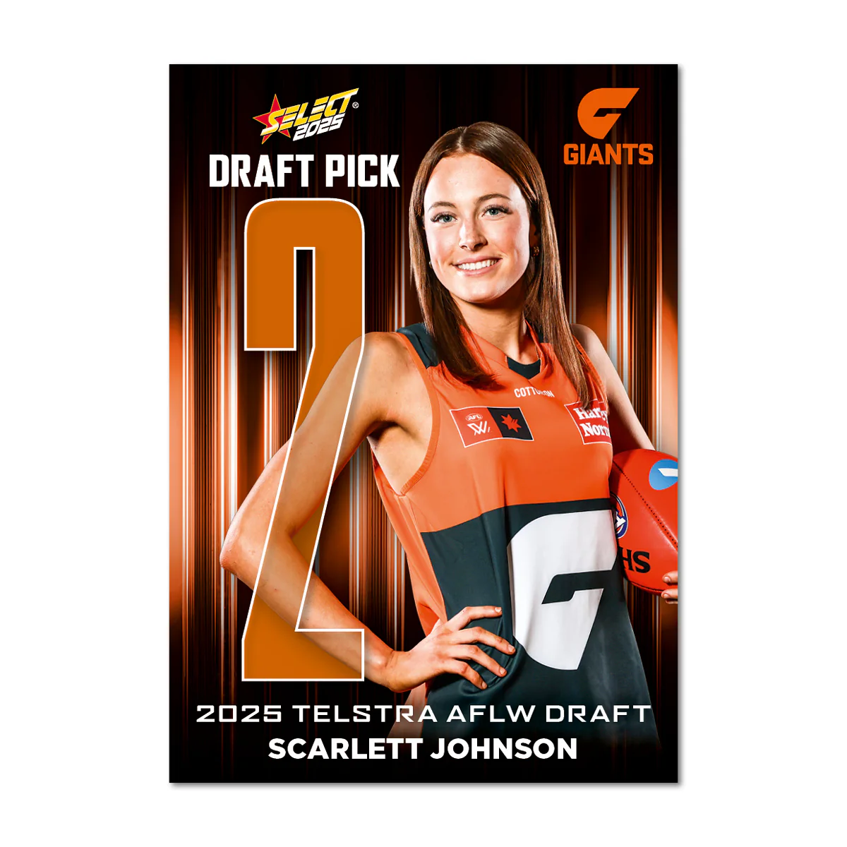 2025 AFLW Draft Pick Cards - Image 3