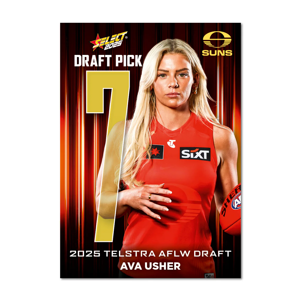 2025 AFLW Draft Pick Cards - Image 8