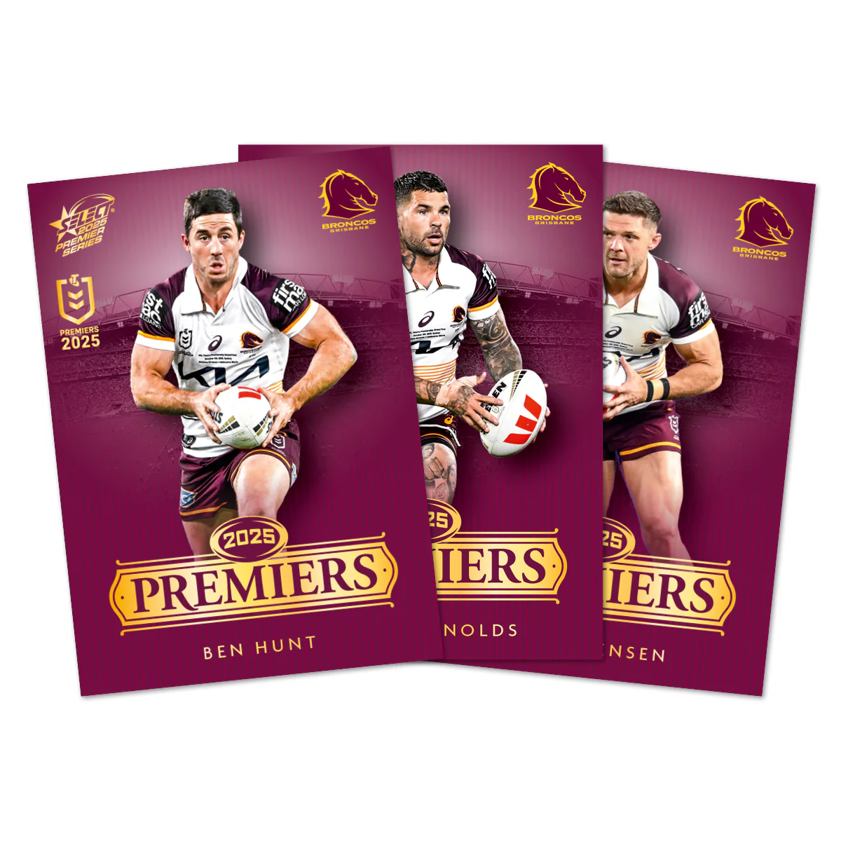 2025 NRL Brisbane Broncos Premiers Limited Edition Card Set - Image 4