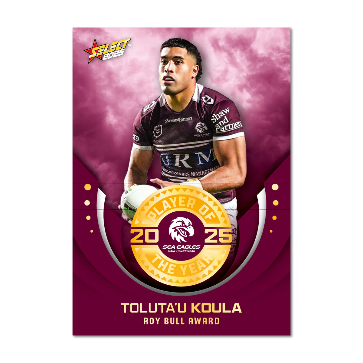 2025 NRL Club Player of the Year Limited Edition Cards - Image 10