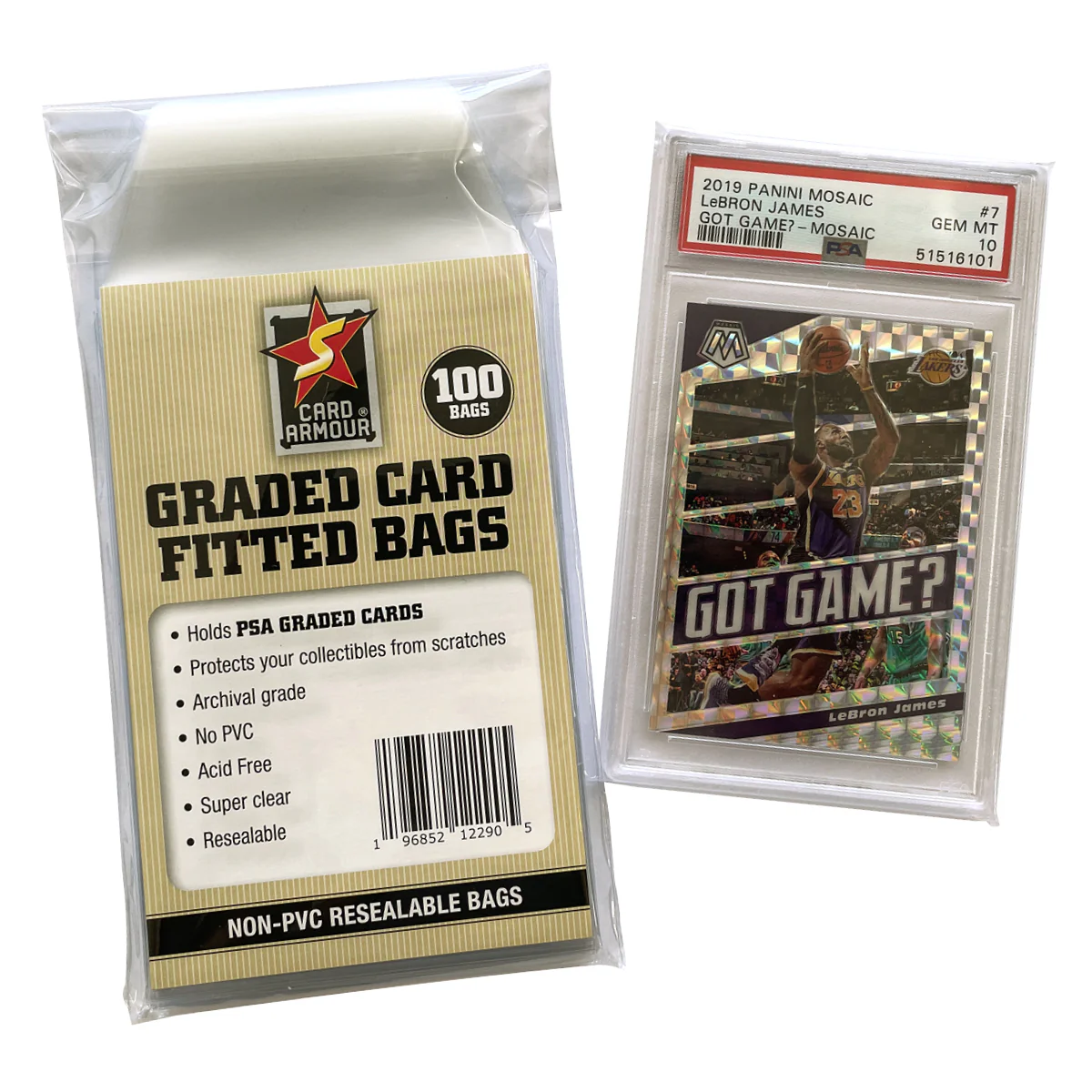 Card Armour Graded Card Sleeves (100 Pack) - Image 2