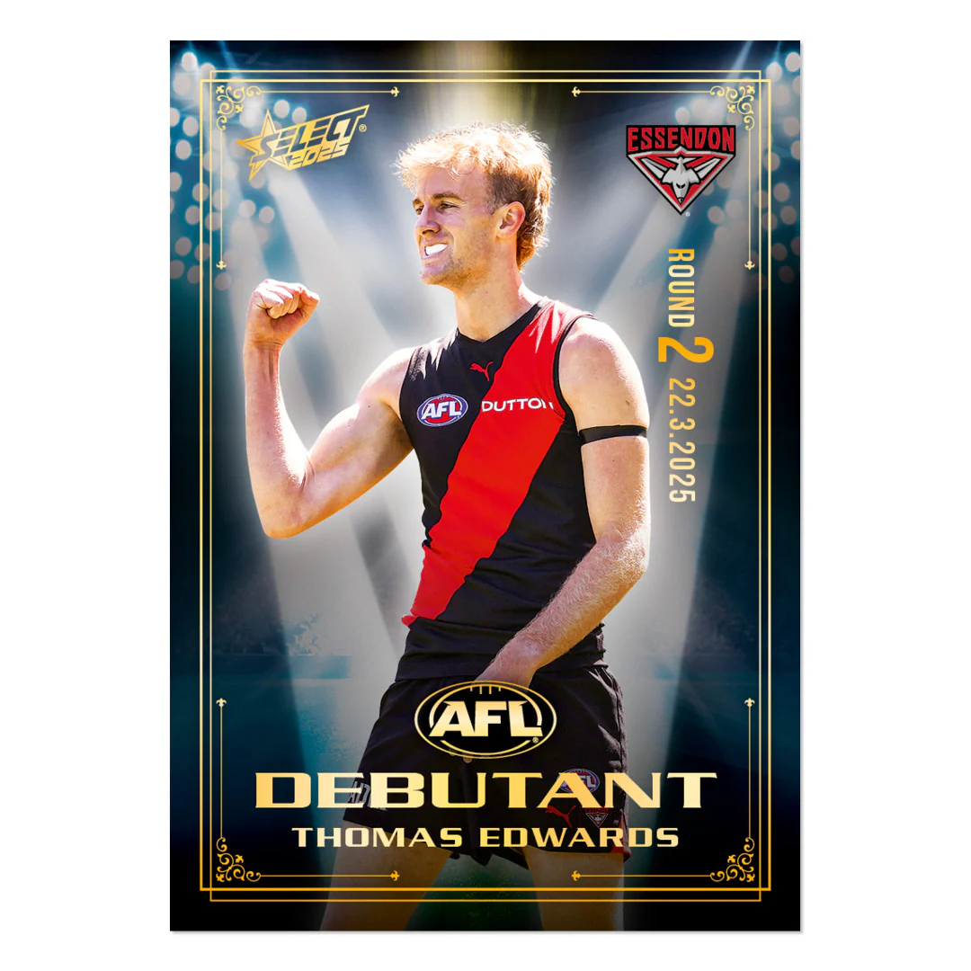 Official AFL 2025 Debutant Collector Cards - Image 27