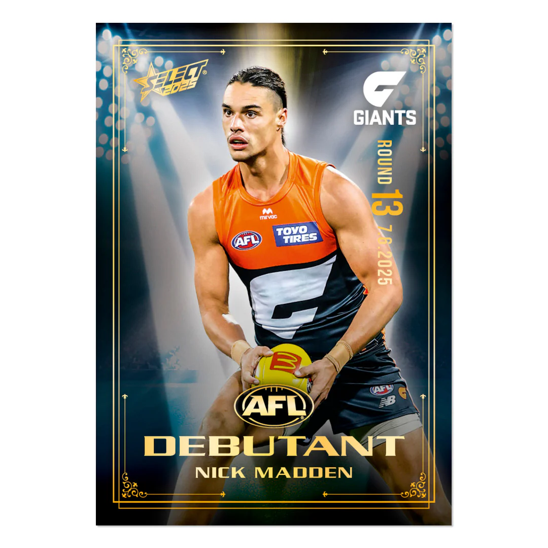 Official AFL 2025 Debutant Collector Cards - Image 67