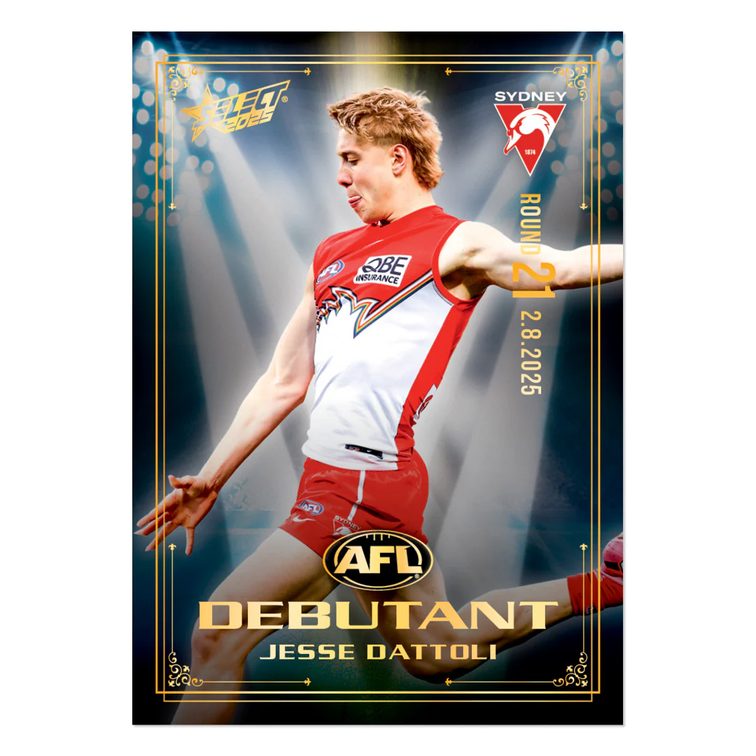 Official AFL 2025 Debutant Collector Cards - Image 91